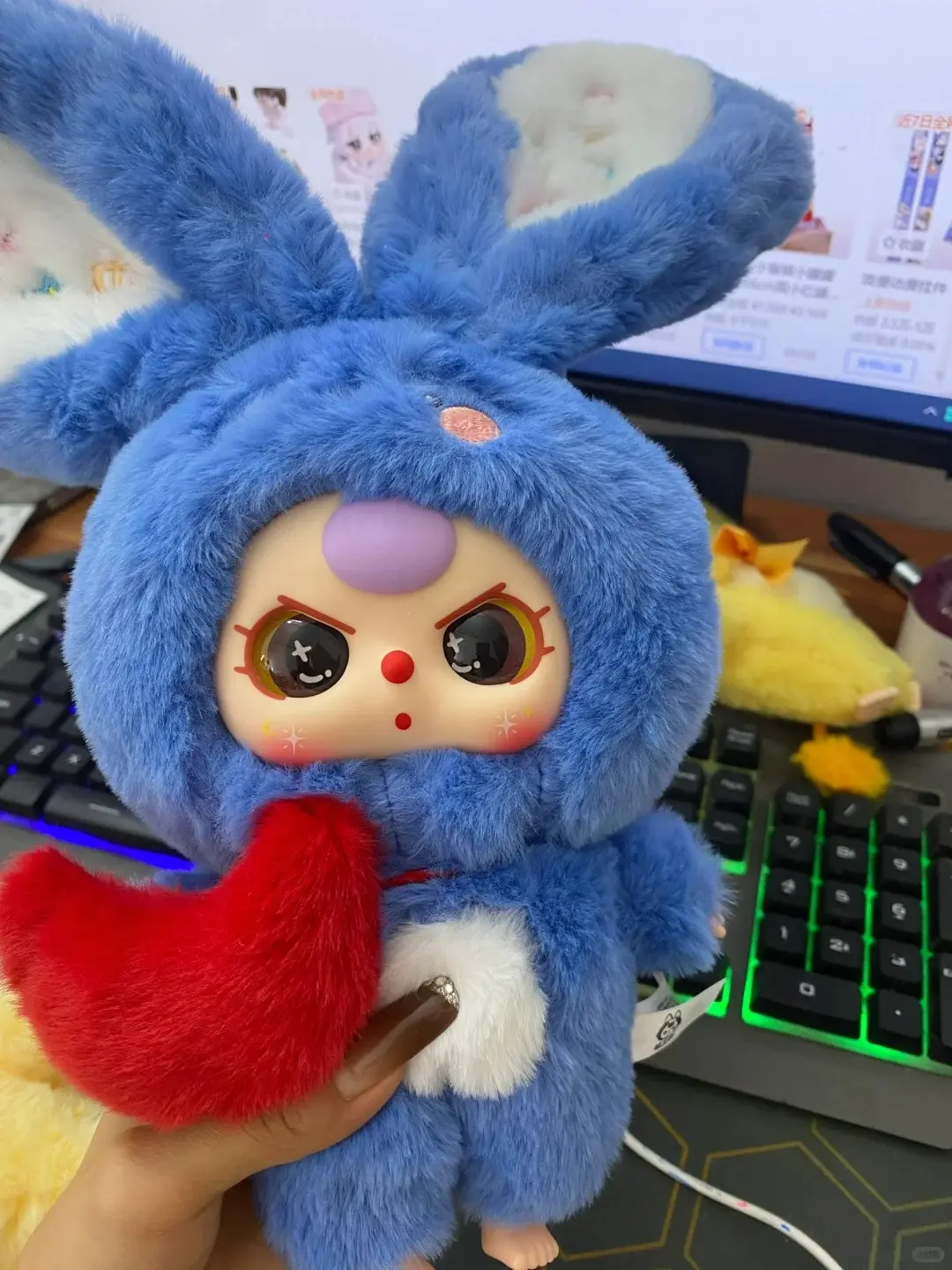 Babythree Limited Edition Plush Blind Box Lily Rabbit Town Third Gen Mystery Anime Figure Collectible Surprise Gift for Fans