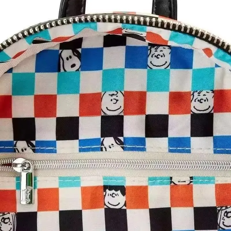 Loungefly Disney Snoopy Cartoon Mini Backpack for Girls Elementary School Shoulder Bag Outdoor Leisure Design birthday gift