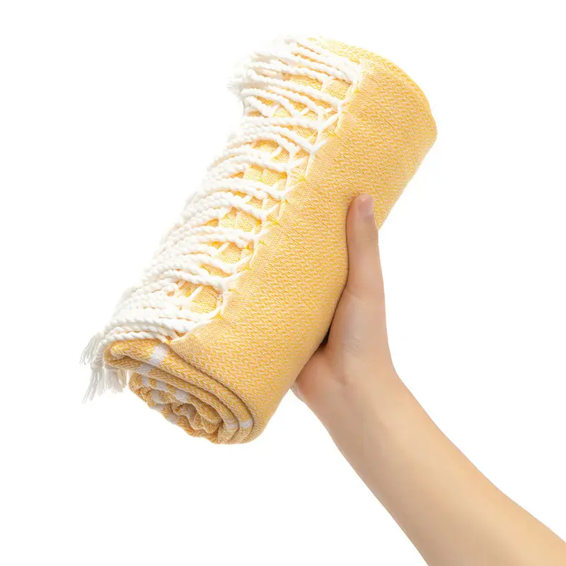 90*180cm Turkish Beach Towel Striped Cotton Sports Bath Towels with Tassels Travel Gym Camping Women Shawl Blanket Absorbent