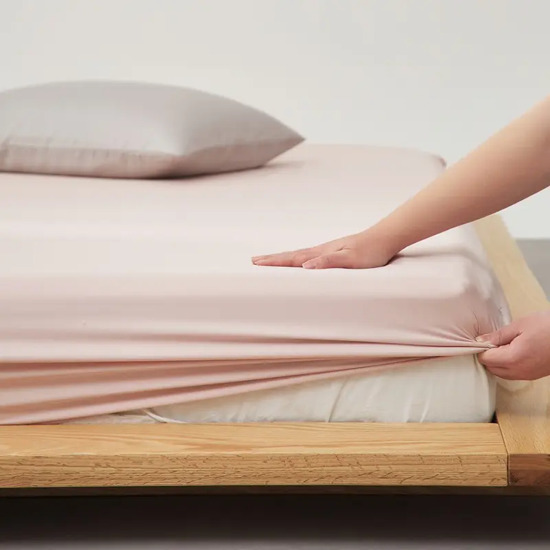 1pc Princess Pink Duvet Cover ,Eucalyptus Lyocell Silky Comforter Cover Bamboo Fiber Quilt Bag Cooling Full/Queen/King Size