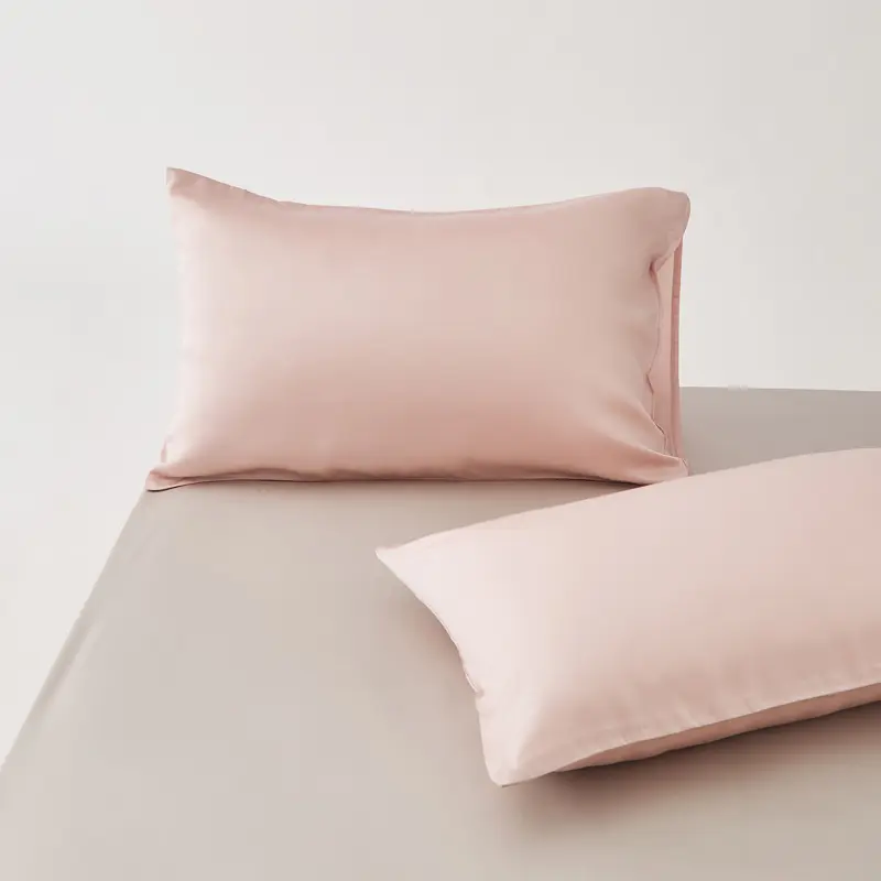 1pc Princess Pink Duvet Cover ,Eucalyptus Lyocell Silky Comforter Cover Bamboo Fiber Quilt Bag Cooling Full/Queen/King Size