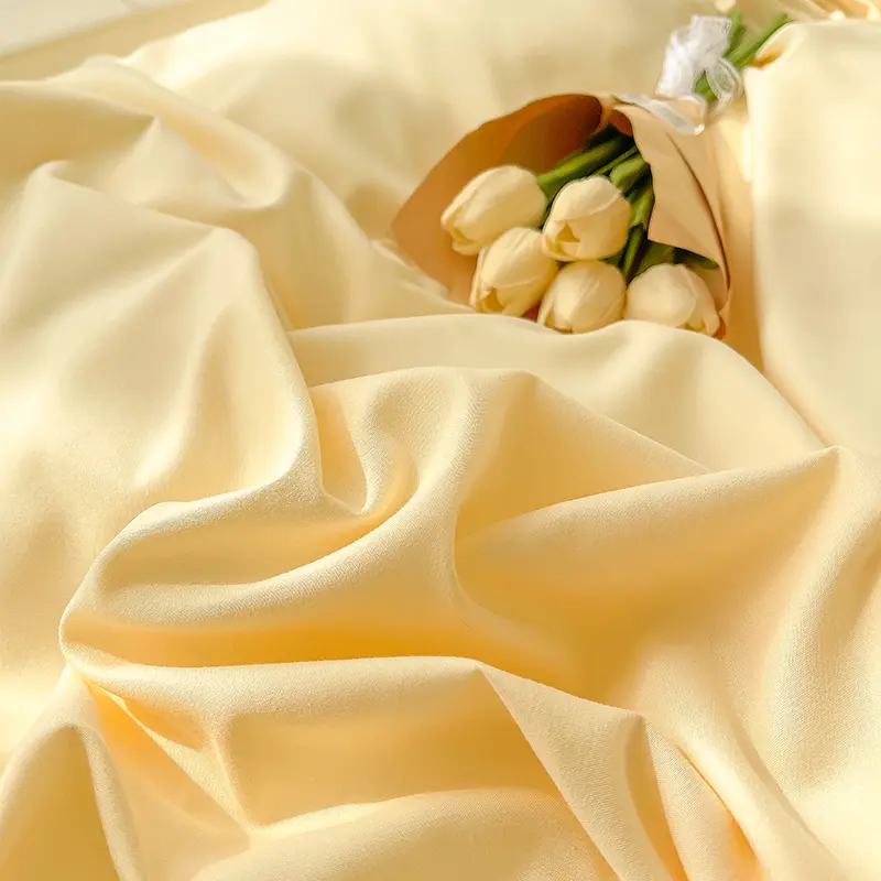 Solid Color Duvet Cover Washed Cotton Bedding Set Duvet Cover with Zipper, Pillow Cases,Embroidered Bedspread Super Soft