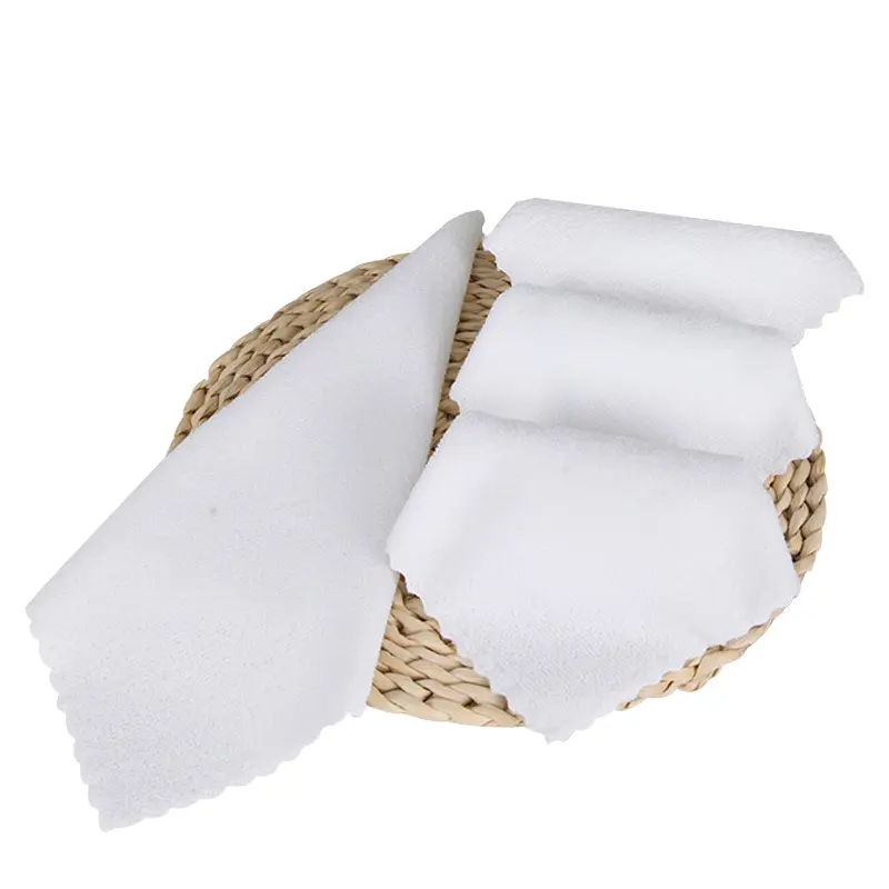 5/10pcs Suqare Small Hand Towel Wihte Multi-functional Microfiber Towels For Home Hotel Kitchen Cleaning Dishcloth Towel 30*30cm
