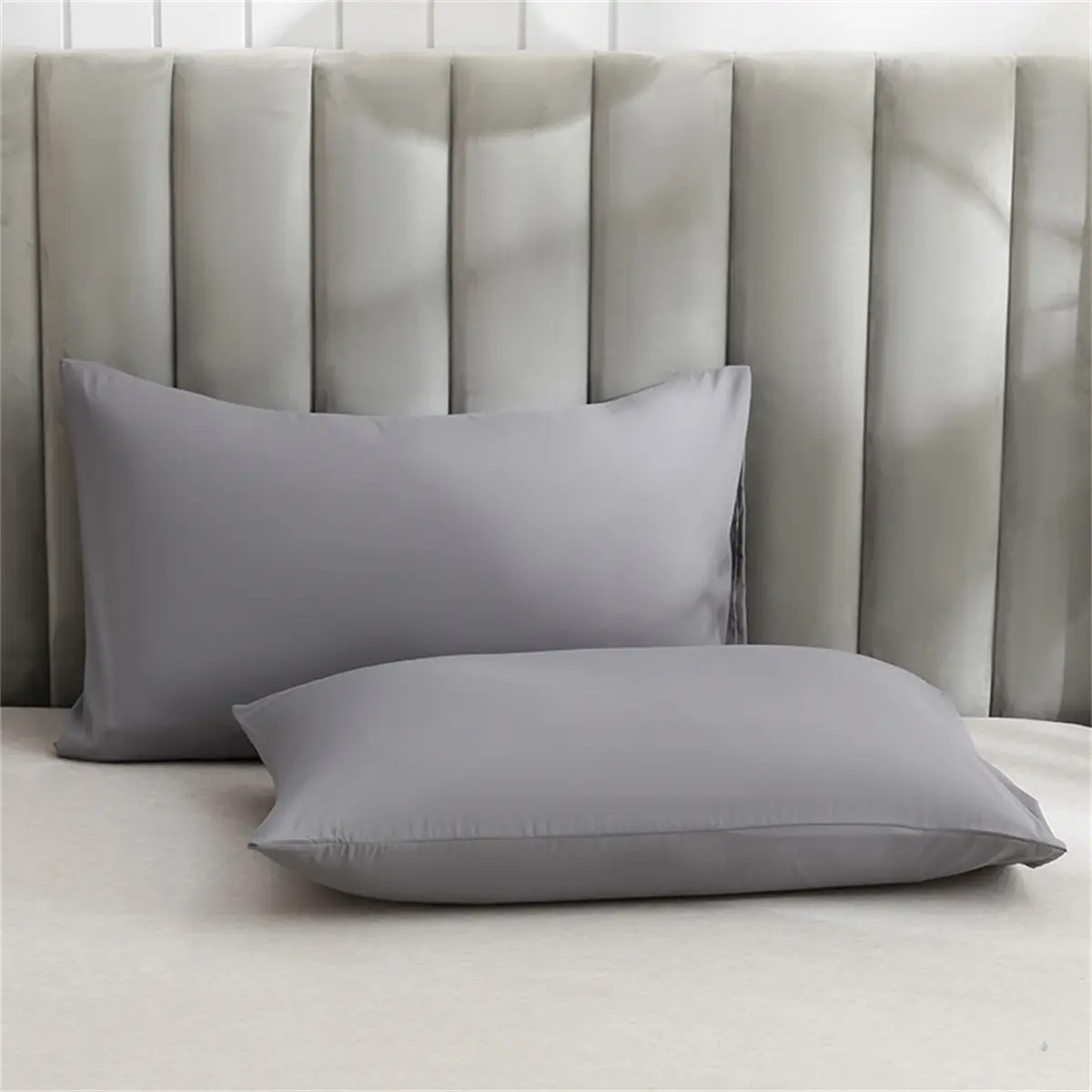 Ultra-Soft Solid Color Brushed Bed Sheet Set,Fitted Sheet and Pillowcase,Single Double Bed Size,Hypoallergenic Machine Washable