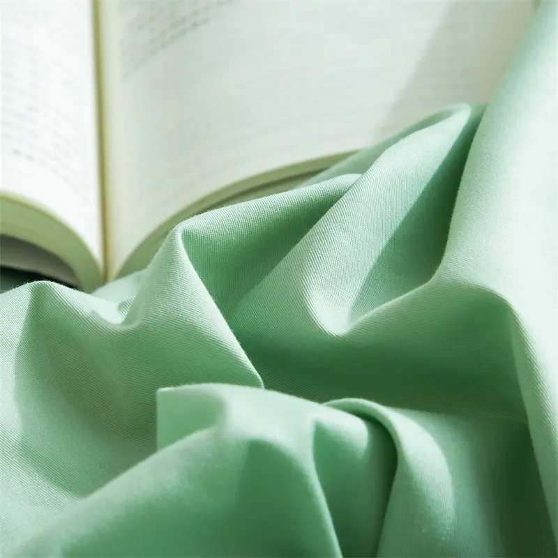 Dual-Tone 100% Cotton Duvet Cover and Pillowcase Set, Plush Bedding Set Ensemble with a Modern Colorblocked Aesthetic,Soft