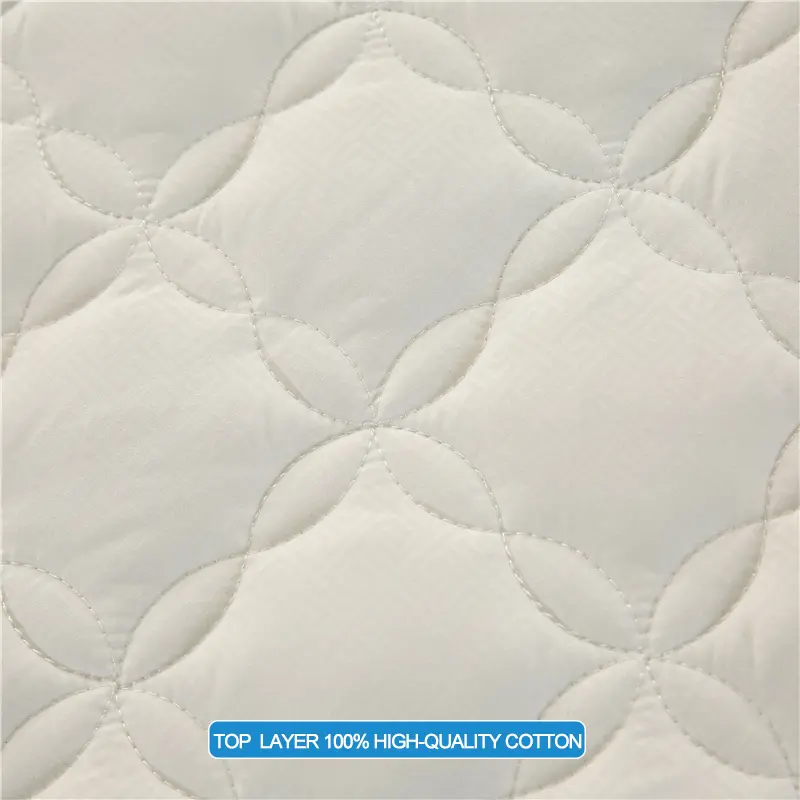 Premium Antibacterial Mattress Protector - Breathable, Noiseless Skin-Friendly Mattress Cover, Fitted Sheet for All Season,Beige