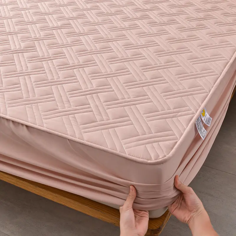 A-Class Cotton Waterproof Quilted Mattress Protect Cover - Hypoallergenic, Antibacterial, Cozy Protection for Family