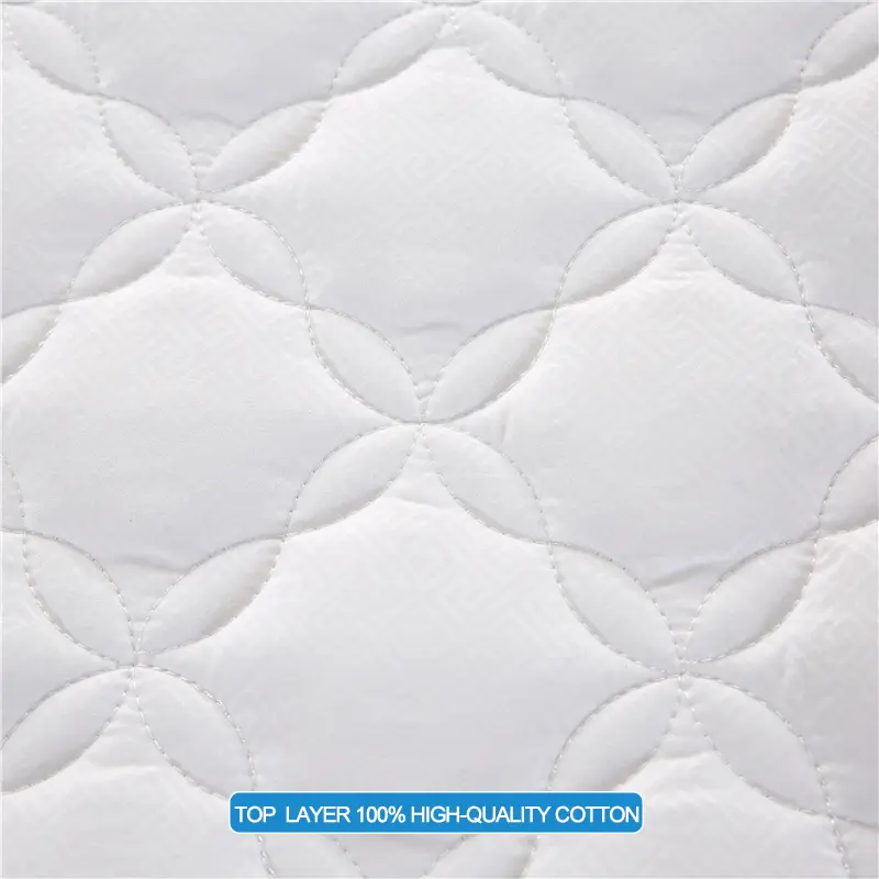 Premium Antibacterial Mattress Protector - Breathable, Noiseless & Skin-Friendly Mattress Cover, Fitted Sheet for All Season