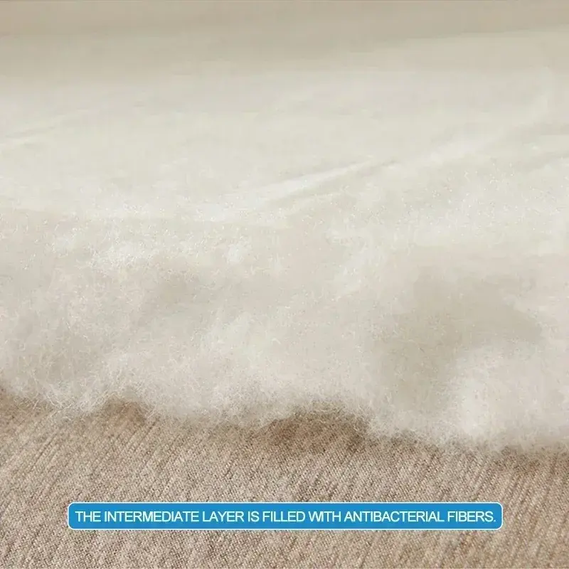 Premium Antibacterial Mattress Protector - Breathable, Noiseless & Skin-Friendly Mattress Cover, Fitted Sheet for All Season