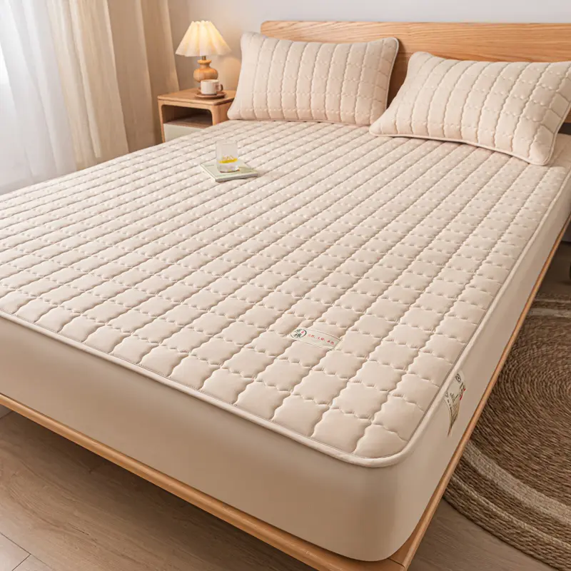 A-Class Hypoallergenic Waterproof Mattress Protect Cover - Antibacterial Quilted Cover for a Healthy Sleep Environment