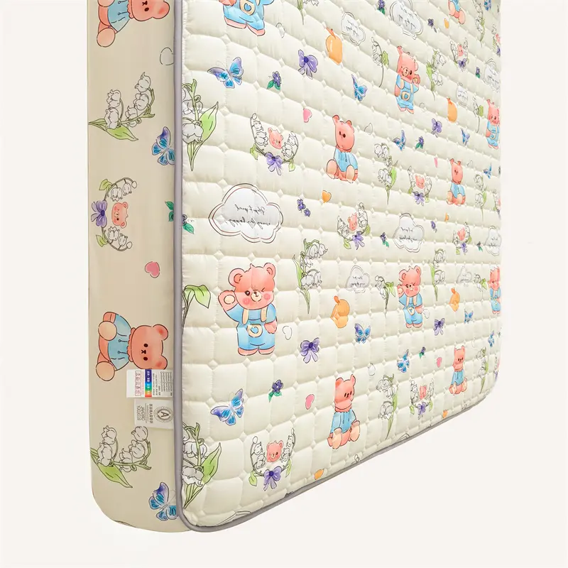 A-Class Quilted Washed Cotton Fitted Mattress Protect Cover for Girls, Soft and Safe, Hypoallergenic