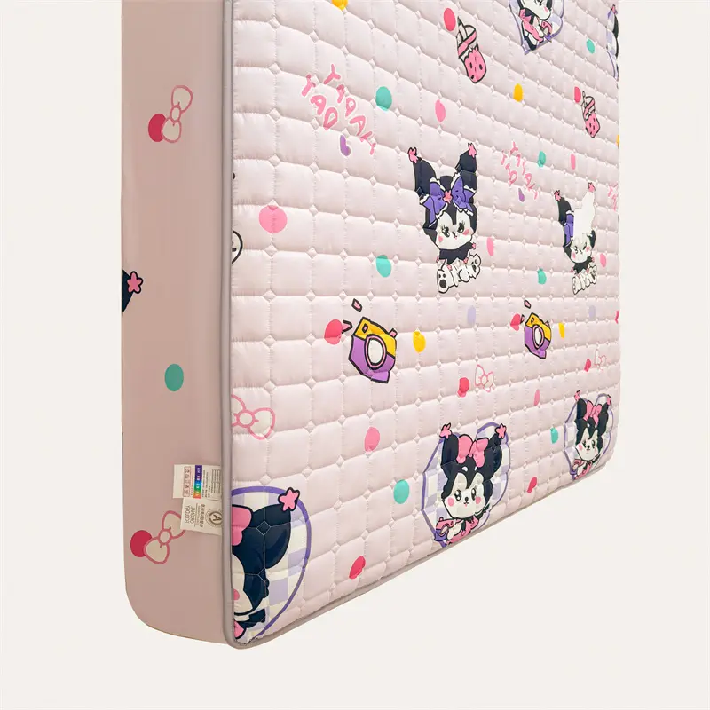 A-Class Quilted Washed Cotton Fitted Mattress Protect Cover for Girls, Soft and Safe, Hypoallergenic