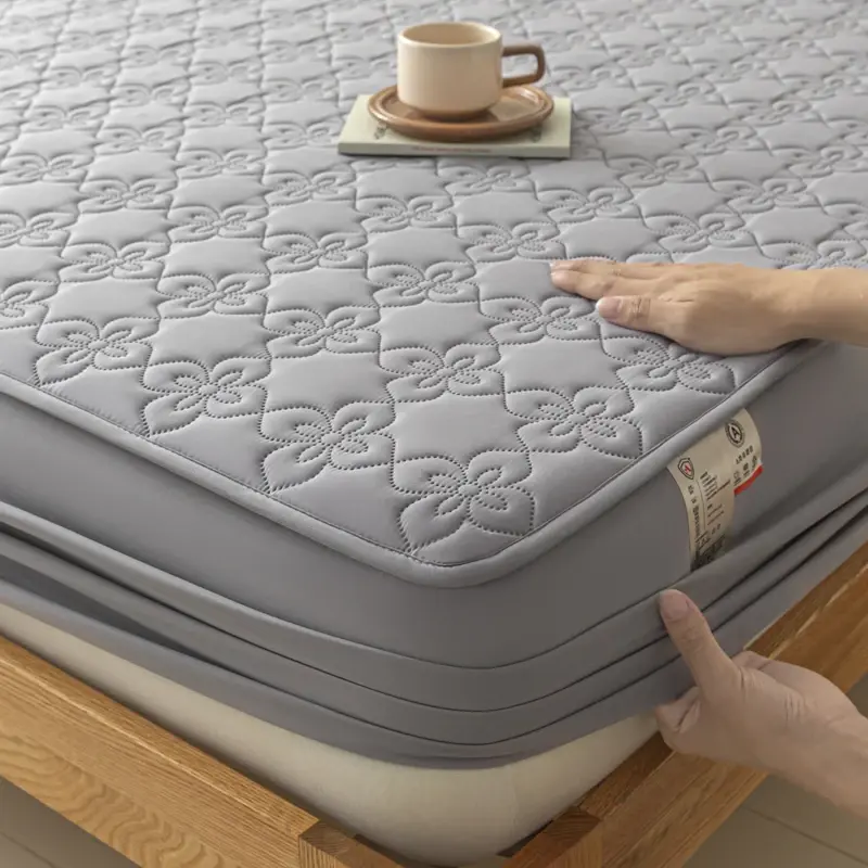 A-Class Antibacterial Quilted Mattress Protect Cover- Waterproof, Hypoallergenic, Ensure a Safe and Cozy Night's Sleep