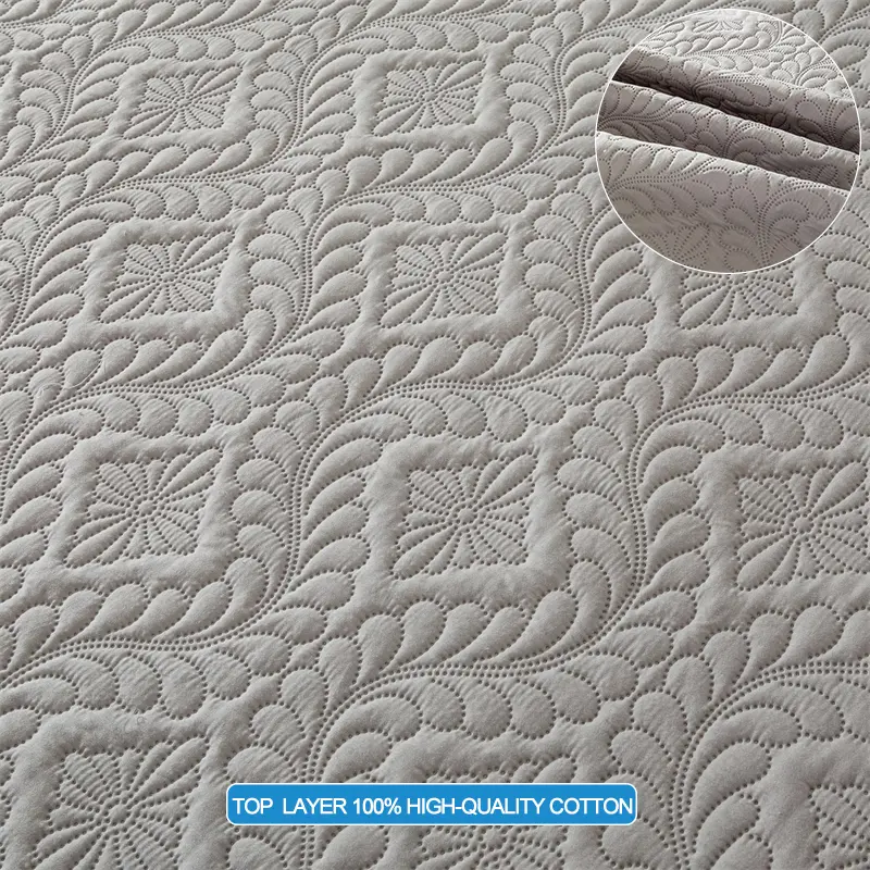 Waterproof Mattress Cover Hypoallergic Breathable Mattress Protector Anti-mite Anti-bacterial Fitted Bed Sheet,Light gray