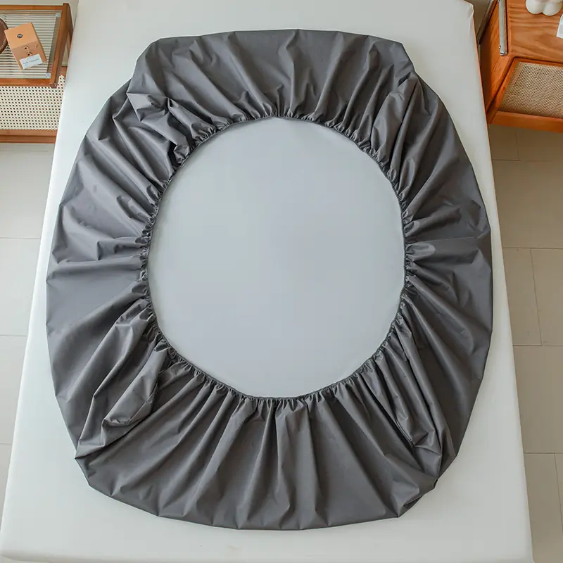 New Arrival Solid Color Waterproof Fitted Sheet,Stain-Resistant and Hypoallergenic Protection for Your Mattress,Easy Care