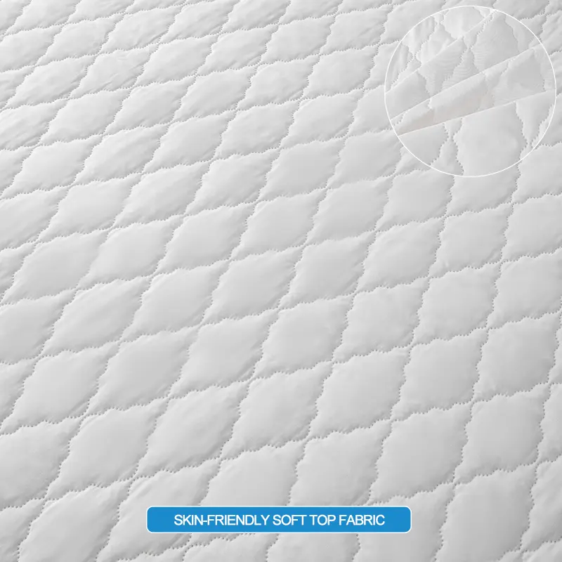 Waterproof Mattress Protector - Hypoallergenic Mattress Cover, Soft & Noiseless, Waterproof Bed Sheet, Anti-Slip & Washable