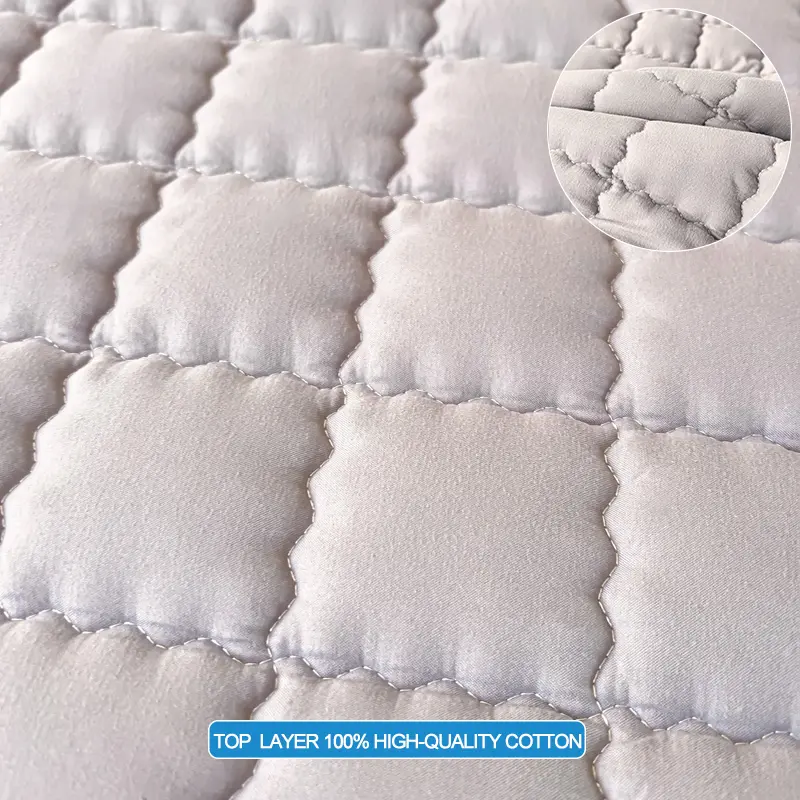 Waterproof Mattress Cover Antibacterial Mattress Protector Dust-Proof Bed Fitted Sheet for Single/Double/Queen/King/140/160