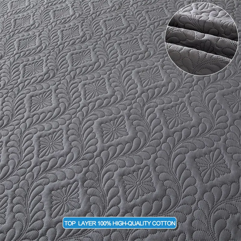 Waterproof Mattress Cover Hypoallergic Breathable Mattress Protector Anti-mite Anti-bacterial Fitted Bed Sheet,Dark gray
