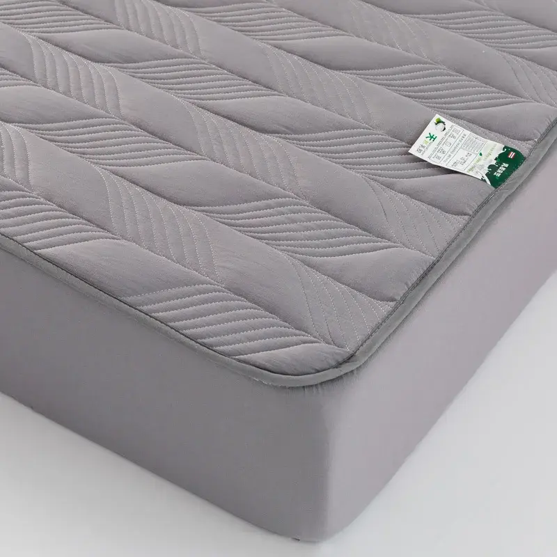 Luxury Hotel Quality Cotton Mattress Cover - Premium Mattress Protector, Fitted Sheet, and Bed Skirt Sheet, Antibacterial