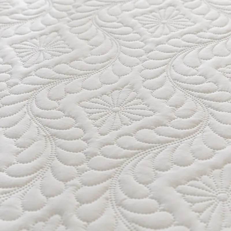 Waterproof Quilted Mattress Cover - Cotton Top, Antibacterial Fiber Fill, TPU Waterproof Layer - A-Class Health Standard