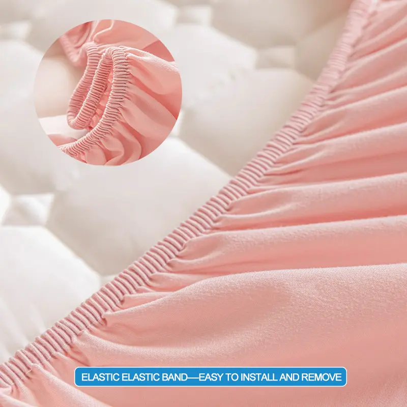 Thickened Mattress Cover Top Layer Cotton Mattress Protector Breathable Bed Fitted Sheet for Students, Youth, Children, Adults