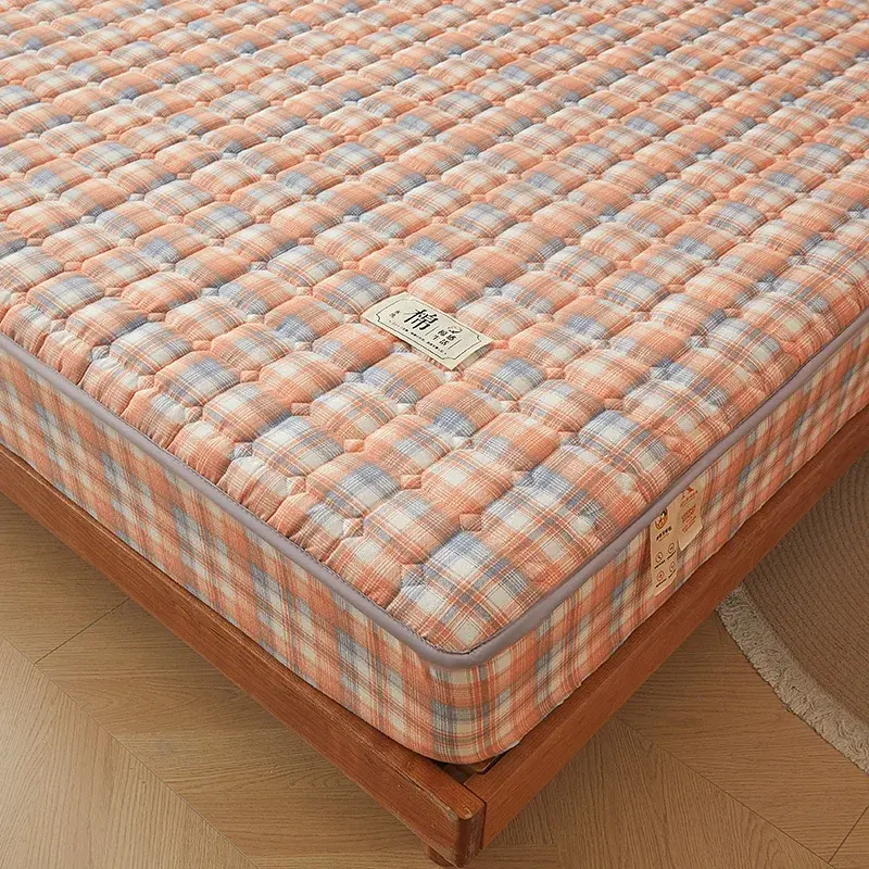 A-Class Antibacterial Washed Cotton Mattress Protector Cover- Soft, Hypoallergenic, Crafted for a Tranquil Sleep Haven