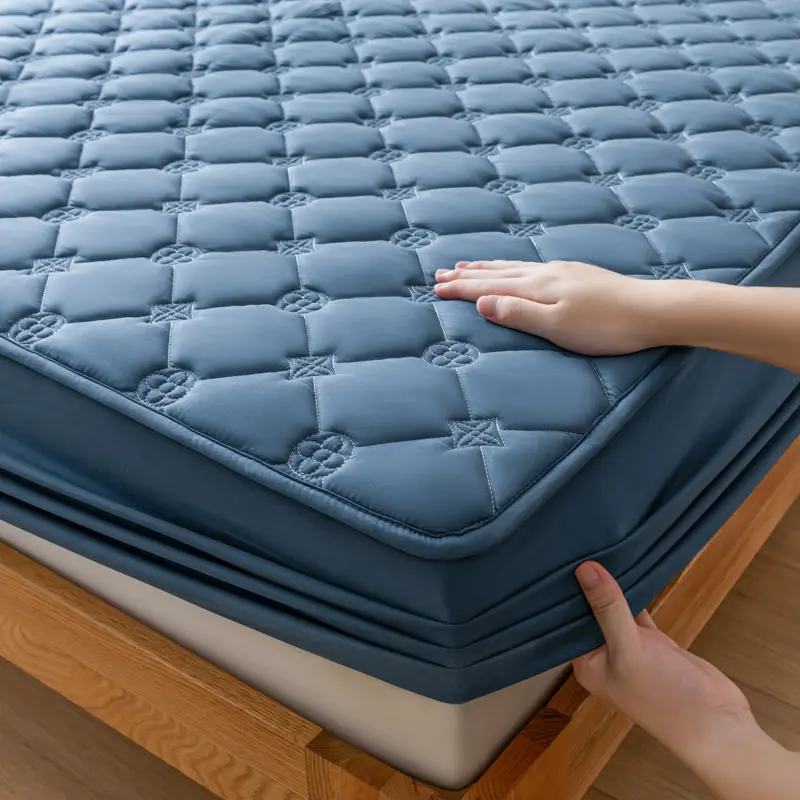 Premium Waterproof Mattress Protector Cover,Fitted Sheet - Hypoallergenic, Breathable, Ensures a Dry Comfortable Night's Sleep