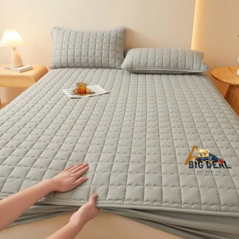 Waterproof Mattress Protector - A-Class Health Standard, Cotton Top Layer, Fits Mattresses up to 28cm, Bedroom Mattress Cover