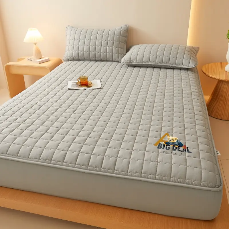 Waterproof Mattress Protector - A-Class Health Standard, Cotton Top Layer, Fits Mattresses up to 28cm, Bedroom Mattress Cover