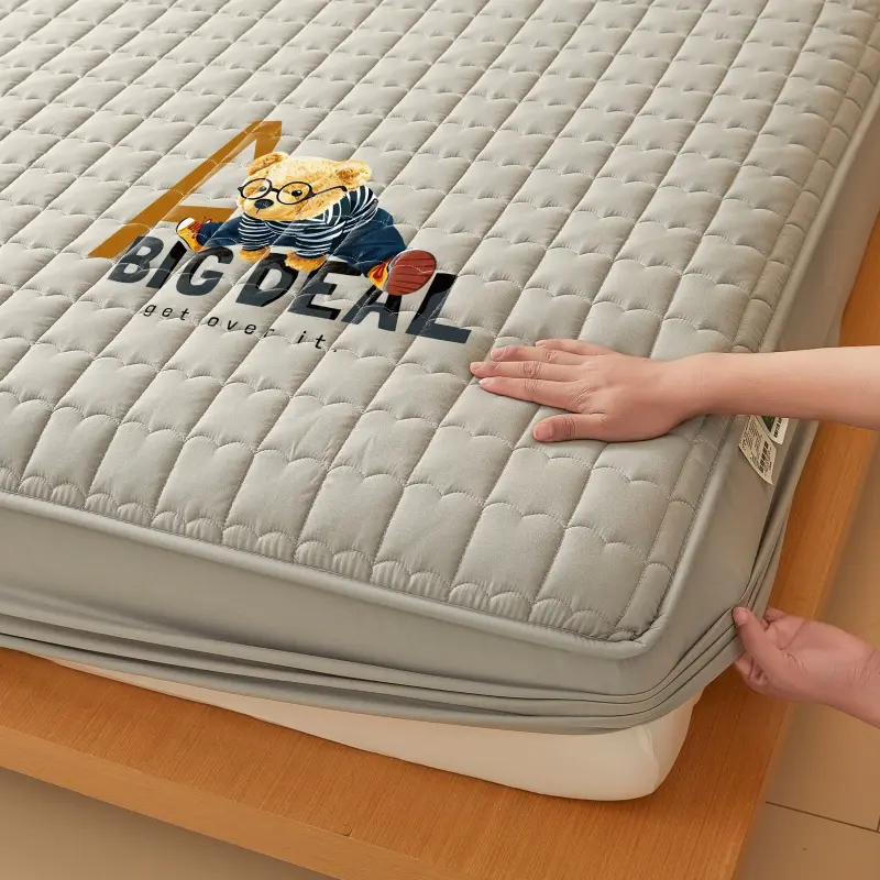Waterproof Mattress Protector - A-Class Health Standard, Cotton Top Layer, Fits Mattresses up to 28cm, Bedroom Mattress Cover