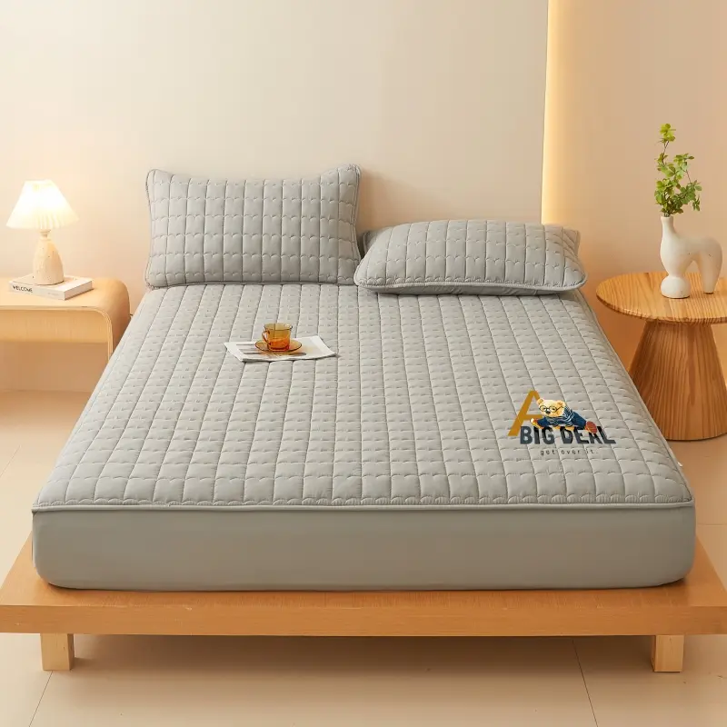 Waterproof Mattress Protector - A-Class Health Standard, Cotton Top Layer, Fits Mattresses up to 28cm, Bedroom Mattress Cover