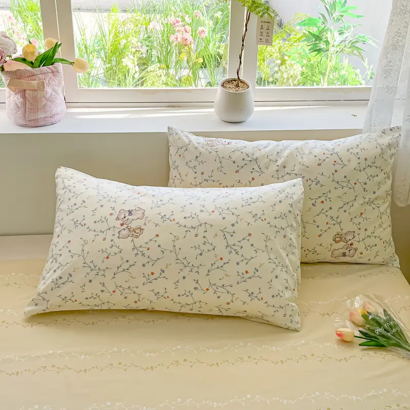100% Cotton Luxury Duvet Cover Set with 2 Pillowcases - Elegant & Breathable Bedding Set,Fade-Resistant, Multiple Sizes