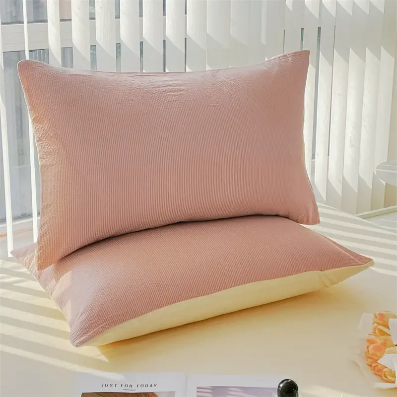 Bubble Cotton Bedding Set - Soft & Breathable Bedroom Set - Includes 1 Duvet Cover, 1 Flat Sheet, 2 Pillowcases