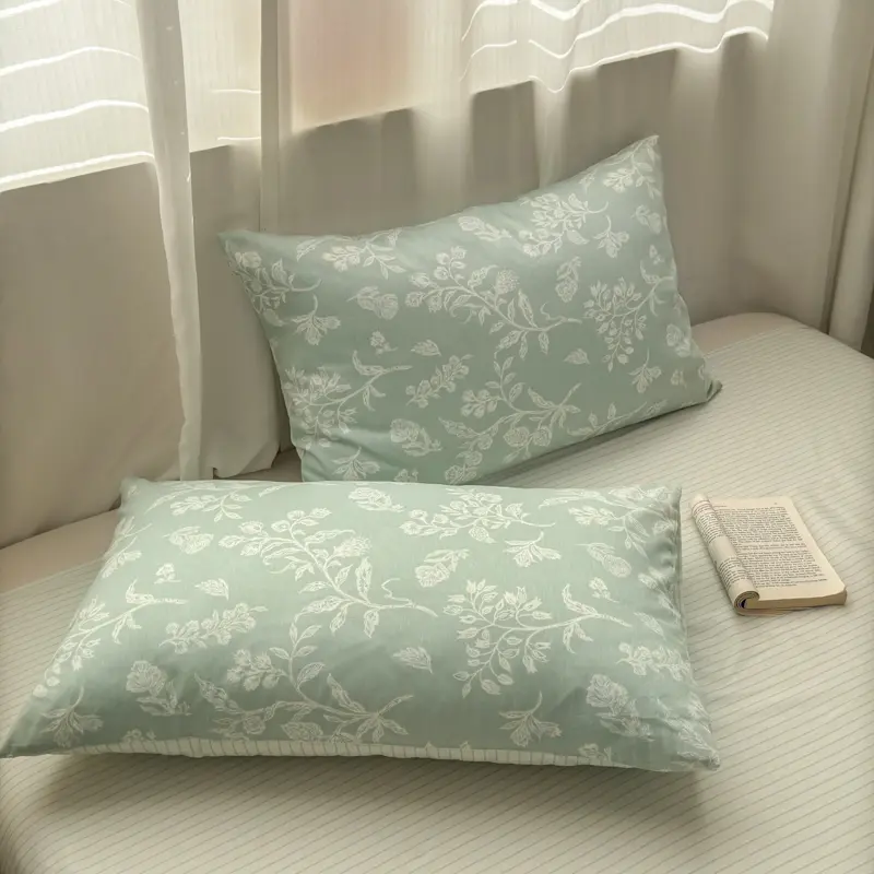 100% Cotton Duvet Cover Set 3Piece(1 Duvet Cover+ 2 Pillowcases),Hypoallergenic Bedding Set, Fade-Resistant,Floral Style