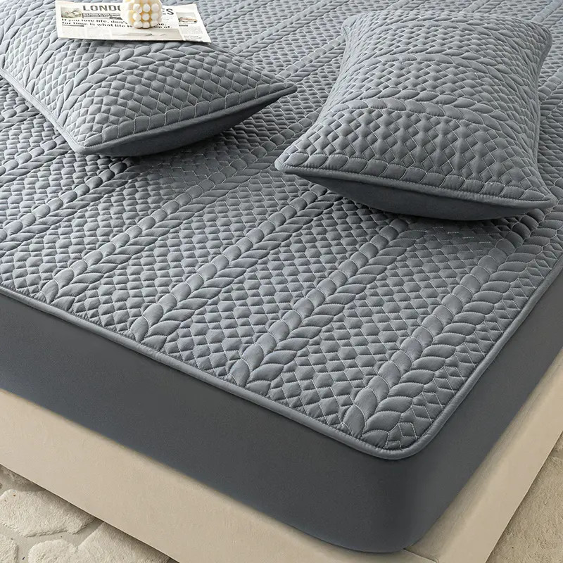 Premium Waterproof Quilted Mattress Protector Cover, Fitted Sheet - Hypoallergenic, A-Class Comfort for Your Sleep
