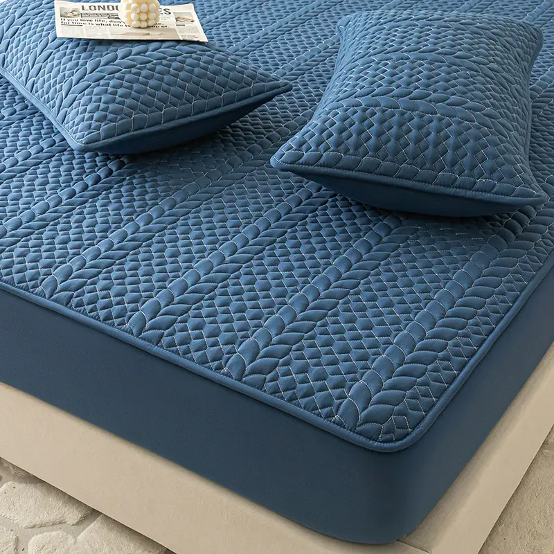 Premium Waterproof Quilted Mattress Protector Cover, Fitted Sheet - Hypoallergenic, A-Class Comfort for Your Sleep