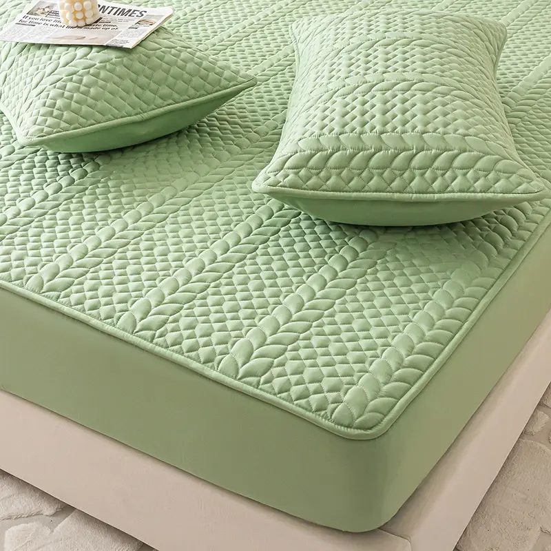 Premium Waterproof Quilted Mattress Protector Cover, Fitted Sheet - Hypoallergenic, A-Class Comfort for Your Sleep