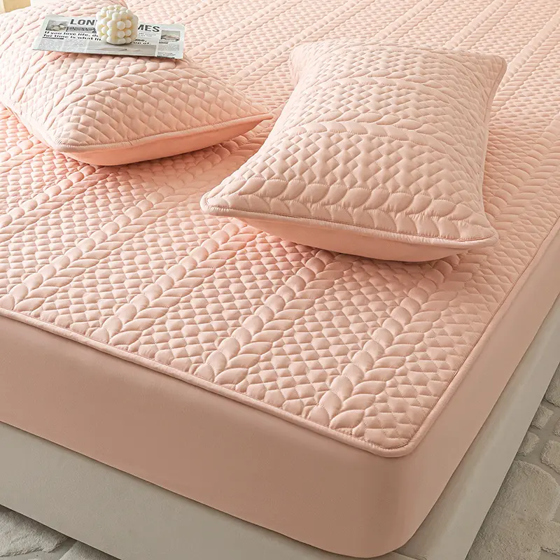 Premium Waterproof Quilted Mattress Protector Cover, Fitted Sheet - Hypoallergenic, A-Class Comfort for Your Sleep