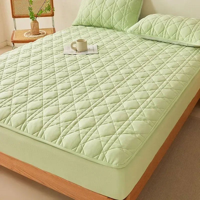 A-Class Cotton Mattress Protector - Waterproof, Antibacterial, Hypoallergenic, Ensure a Healthy and Cozy Sleep Environment