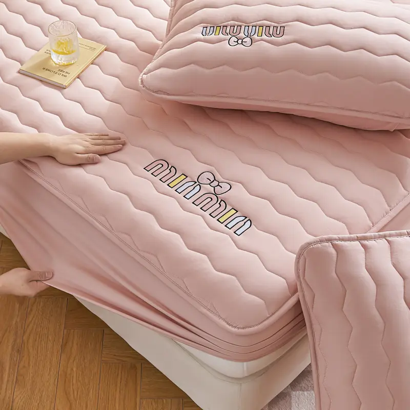 Premium Quilted Mattress Protector,Fitted Sheet,Mattress Cover - A-Class Softness, Breathable and Hygienic for a Peaceful Sleep