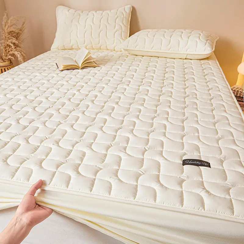 Premium A-Class Cotton Mattress Protector Mattress Cover (No Pillowcase) - Hypoallergenic, Machine Washable, 140x200 160x200