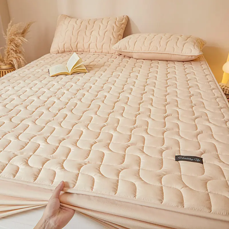Premium A-Class Cotton Mattress Protector Mattress Cover (No Pillowcase) - Hypoallergenic, Machine Washable, 140x200 160x200