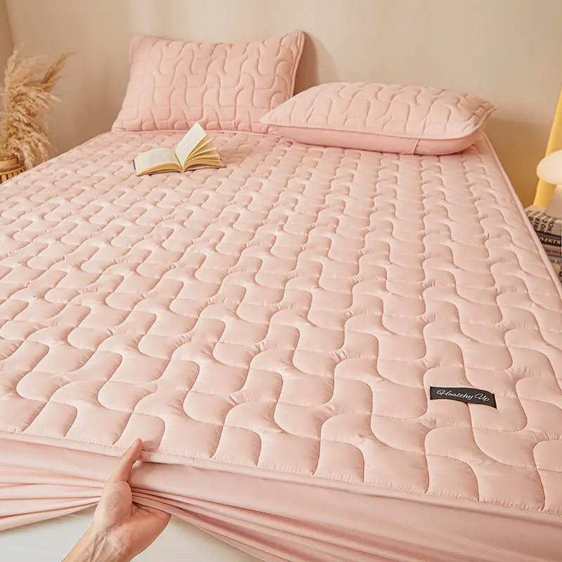 Premium A-Class Cotton Mattress Protector Mattress Cover (No Pillowcase) - Hypoallergenic, Machine Washable, 140x200 160x200