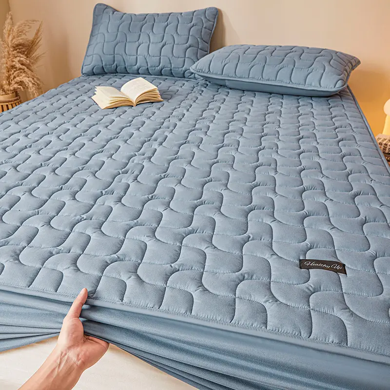 Premium A-Class Cotton Mattress Protector Mattress Cover (No Pillowcase) - Hypoallergenic, Machine Washable, 140x200 160x200