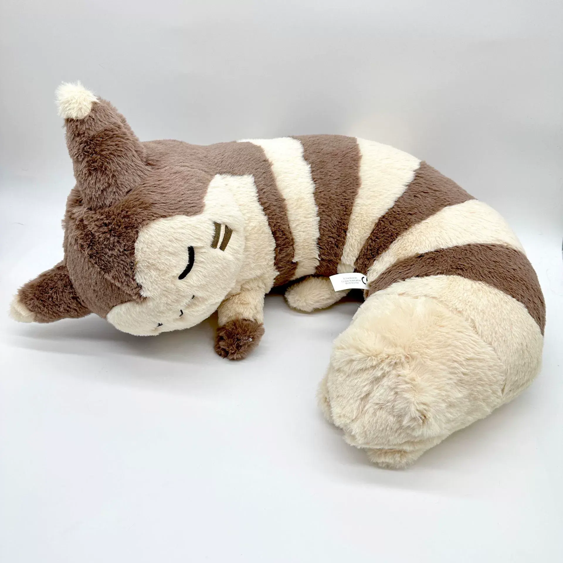 43cm New Furret Plush Toy Cartoon Kawaii Vertical Mouse Brown Cute Furret Stuffed Doll U Shanpe Soft Neck Pillow Birthday Gifts