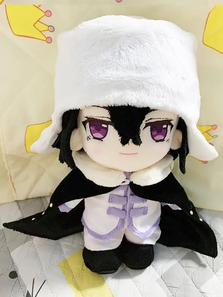 Anime Fyodor Dostoyevsky Plush Doll Stuffed Toy Changeable Clothes Plushie Figure Cosplay Costume Props Gifts