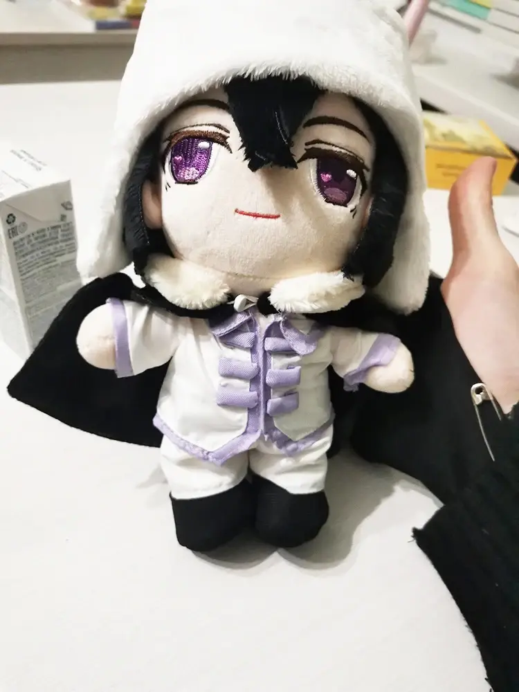 Anime Fyodor Dostoyevsky Plush Doll Stuffed Toy Changeable Clothes Plushie Figure Cosplay Costume Props Gifts