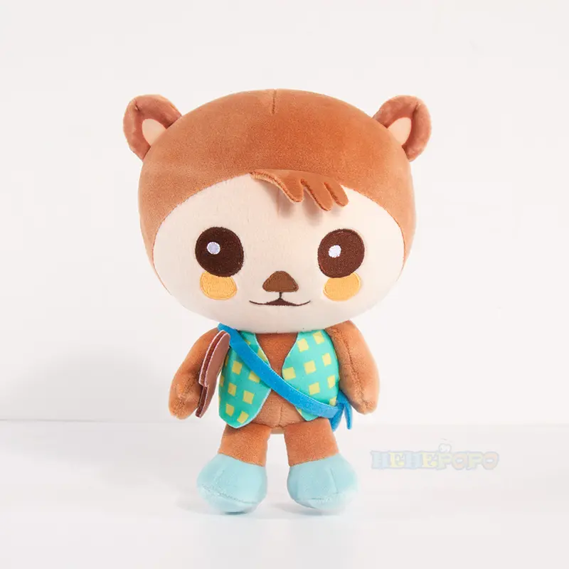 20cm Octonauts Plush Toys with Barnacles, Peso, Kwazii and Tweak Characters - Cute Animal Stuffed Toys for Kids' Birthday Gift
