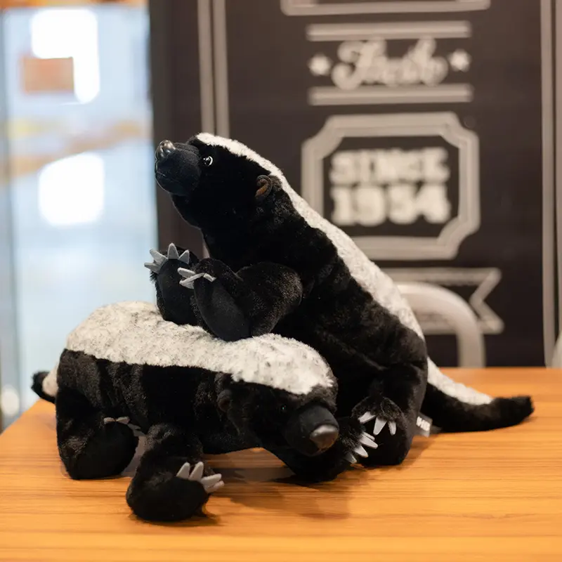 Simulation Badger Mongoose Plush Toy The Gods Must Be Crazy 2 Stuffed Wild Animal Doll Christmas Birthday Gift Badger Honey Toy