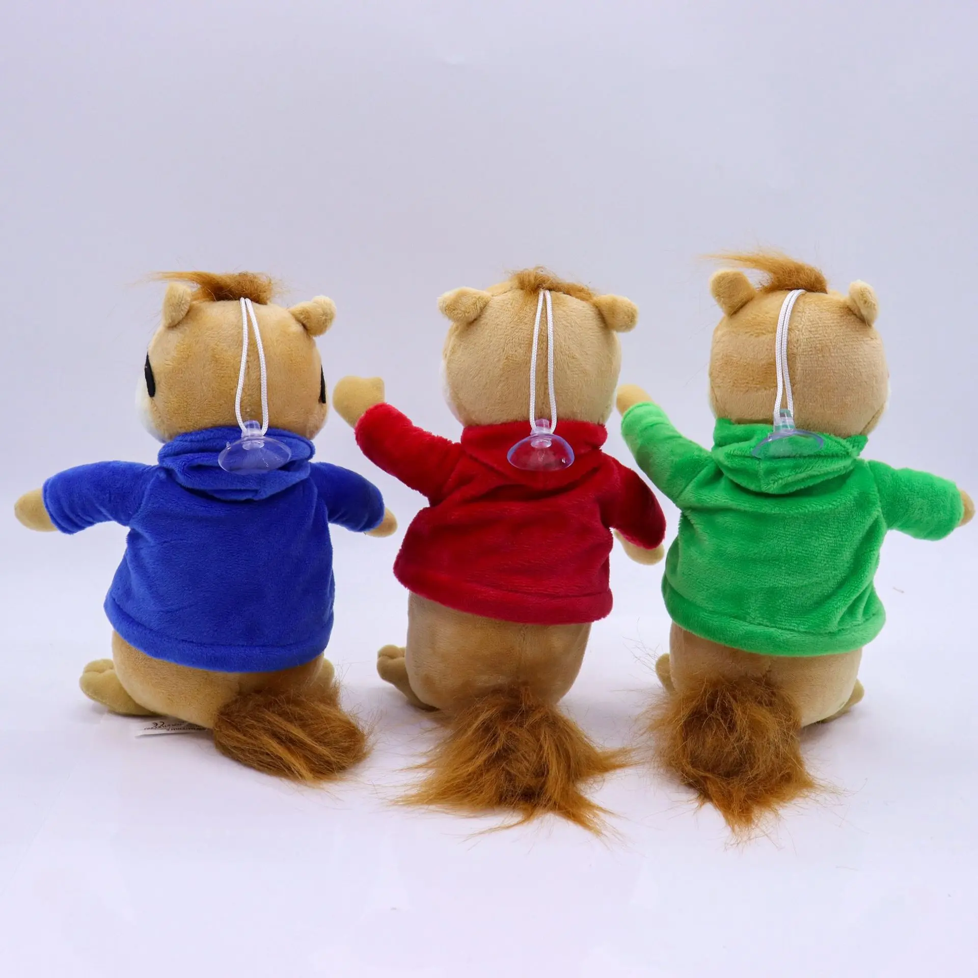 3Pcs/set Game Alvin and the Chipmunks Plush Toys Kawaii Fluffy Chipmunks Stuffed Animals Children Xmas Gift 20CM